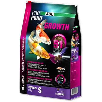 Корм JBL ProPond Growth S для зростання невеликих коропів кої, 2.5 кг