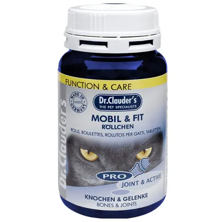Вітамінно-мінеральний комплекс для котів Dr.Clauder's Mobil & Fit Joint Rolls для кісток, зв'язок та суглобів, 100 г
