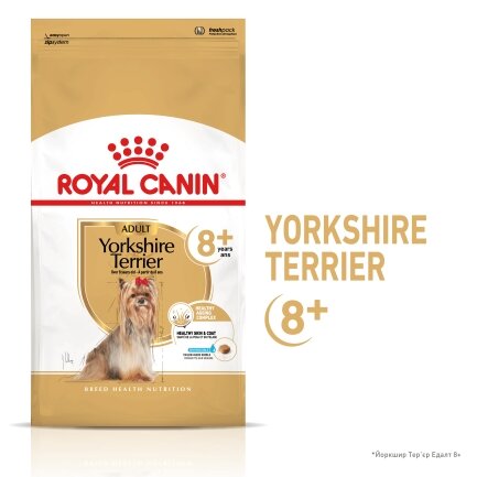 Сухий корм Royal Canin YORKSHIRE AGEING 8+ для собак зрілого віку породи Йоркшир-тер&#039;єр 1,5 кг — Фото 1