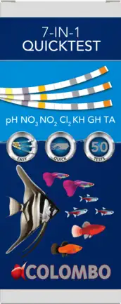 Тест-смужки для тестування акваріумної води COLOMBO AQUA QUICKTEST 6-50 STRIPS (A5020290)