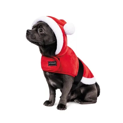 Попона Pet Fashion «Santa» для собак, розмір M, червона: додаткове фото 3