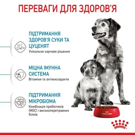 Сухий корм Royal Canin MEDIUM STARTER для дорослих собак середніх порід 1 кг — Фото 4