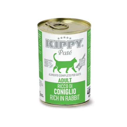 KIPPY вологий корм для котів - паштет з кролятиною 400гр