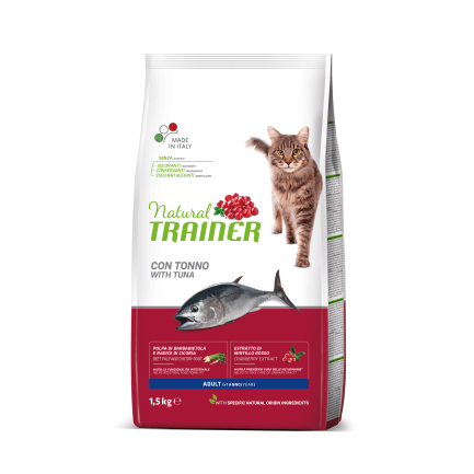 Natural Trainer Super Premium Adult сухий корм з тунцем 1,5 кг