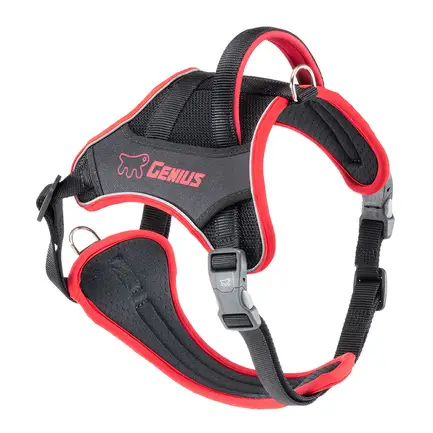 Ferplast GENIUS MEDIUM RED HARNESS нейлонова шлея для тварин червона: додаткове фото 5