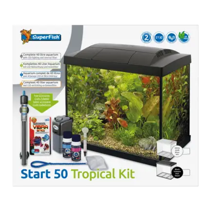 Акваріумний стартовий набір SuperFish Start 50 Aquarium Kit Black (A4050281): додаткове фото 3