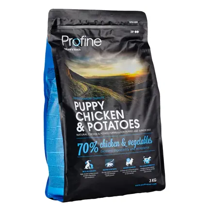 Сухий корм Profine Puppy для цуценят та юніорів всіх порід, з куркою та картоплею, 3 кг: додаткове фото 2