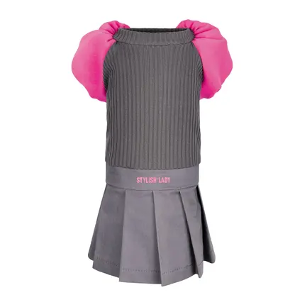 Сукня Pet Fashion «Classic» для дівчаток, розмір XS2, коричнева