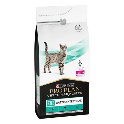 Сухий дієтичний корм PRO PLAN VETERINARY DIETS EN Gastrointestinal для кошенят та дорослих котів для зменшення розладів кишкової абсорбції та годівлі у період відновлення, одужання 1,5 кг: додаткове фото 2