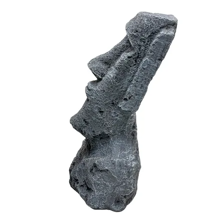 Декорація Hobby Moai Ora 2 15×12×22см - статуя Моаї з укриттям для акваріума і тераріуму (41718): додаткове фото 4