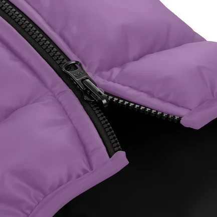 Курточка для собак WAUDOG Re-clothes двостороння, M45, A 42-45, B 62-64, C 35-38, бузковий: додаткове фото 3