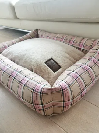 Chloe's Home Лежак для домашніх тварин Дублін рожевий М: додаткове фото 2