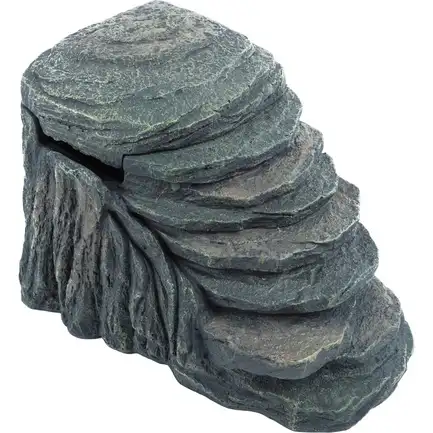 Декоративний фільтр-водоспад Repti-Zoo Turtle Filter Rock GLB09 у формі скелі для черепах, крабів і амфібій (350 л/год, до 90 літрів): додаткове фото 10