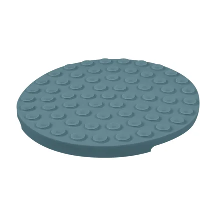 Килимок для злизування і повільного харчування WAUDOG Silicone, 211х211х30 мм, сірий: додаткове фото 5