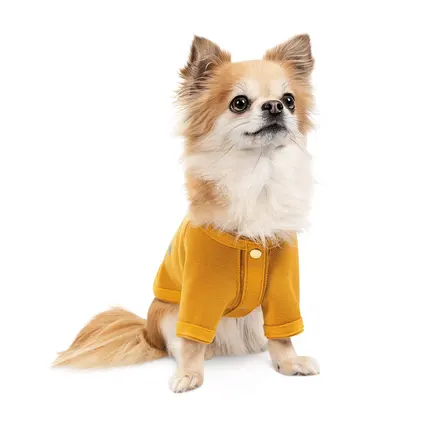 Кардиган Pet Fashion Denis для собак розмір XS жовтий: додаткове фото 3