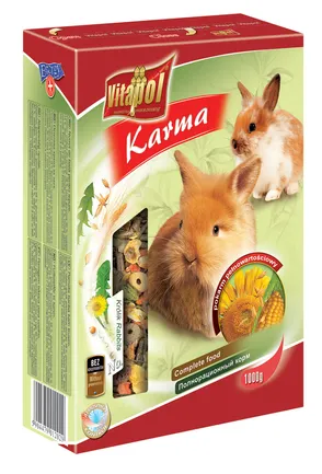 Корм Vitapol повнораціонний, для кроликів, 1000 г