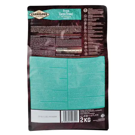 Сухий корм Carnilove Fresh Carp & Trout для стерилізованих котів, риба, 2 кг: додаткове фото 3