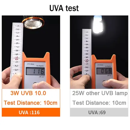 Лампа ультрафіолетова UVB Terrario Reptile's LED UVB 10.0 3W: додаткове фото 6