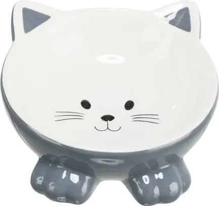 Миска Trixie Котик для котів, ергономічна, керамічна, 14 см, 150 мл: додаткове фото 4