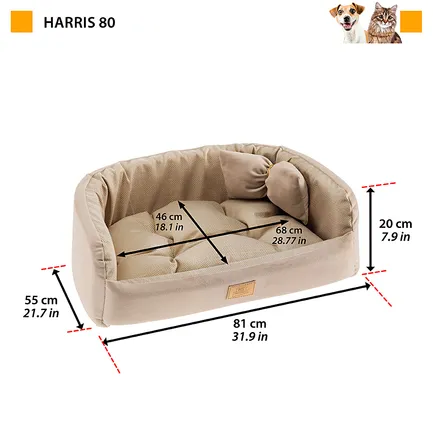 Ferplast HARRIS 80 BEDDING BEIGE М&#039;яке місце д/тварин — Фото 1