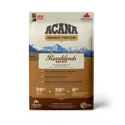 ACANA RANCHLANDS DOG RECIPE 6.0KG: додаткове фото 2