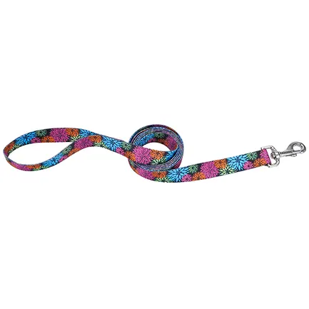 Coastal Pet Attire Styles КОСТАЛ СТАЙЛС повідець для собак, 1смХ1.2м Дикі квіти
