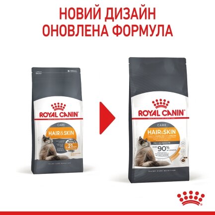 Сухий корм Royal Canin HAIR&amp;SKIN CARE для котів всіх порід 8кг+2кг — Фото 3