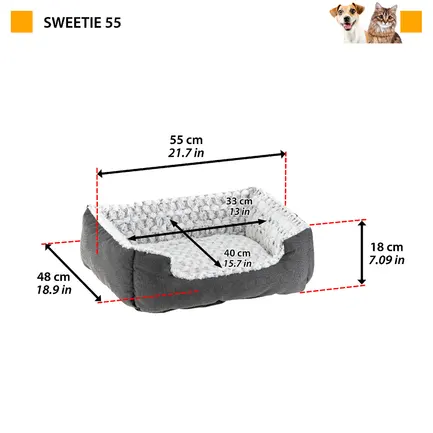 Ferplast SWEETIE 55 BEDDING М'яке місце: додаткове фото 2