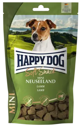 М'які ласощі Happy Dog Soft Snack Mini Neuseeland для собак дрібних порід зі смаком ягня та рис,100 г, 60690