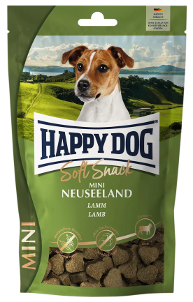 М&#039;які ласощі Happy Dog Soft Snack Mini Neuseeland для собак дрібних порід зі смаком ягня та рис,100 г, 60690