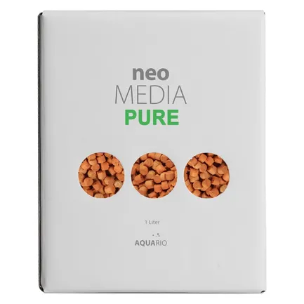 Наповнювач для біофільтрації з нейтральним pH Aquario Neo Media Pure Mini 1л. — Фото 4