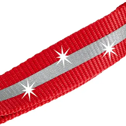 Ferplast CLUBREFLEX 25/120 Повідець,нейлон,червоний: додаткове фото 2