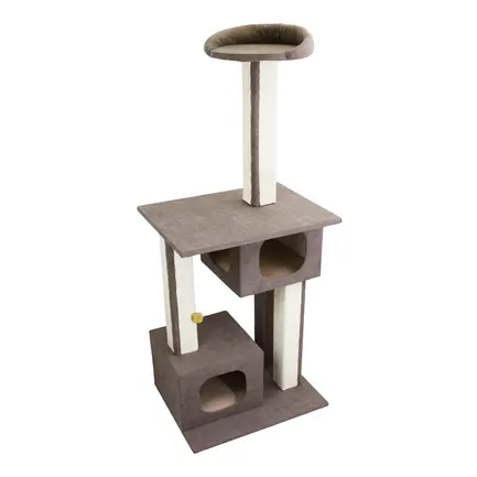 Дряпка Lucky Pet будинок "Говерла" коричневий, 57х44х129см
