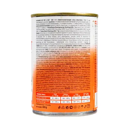 Вологий корм Brit Care Pate & Meat для собак, з яловичиною та індичкою, 400 г: додаткове фото 4