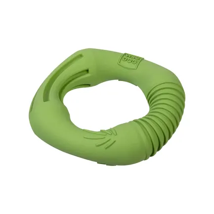 Іграшка для собак WAUDOG Fun Natural Кільце, біорозкладна гума, 12 см, зелена: додаткове фото 4