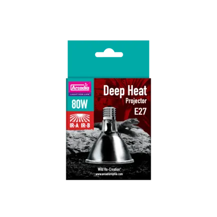 ARCADIA DEEP HEAT PROJECTOR 80 WATT (R2100100) лампа для рептилій: додаткове фото 3