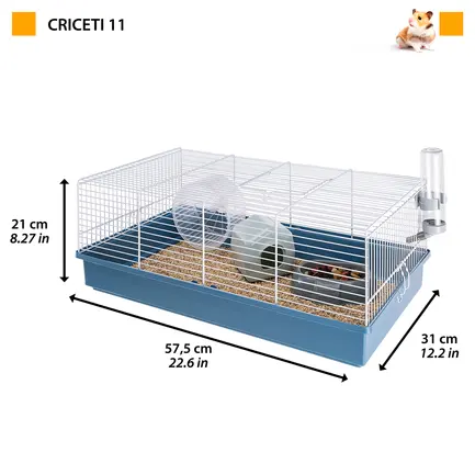 Ferplast CAGE CRICETI 11 Клітка для хом'яків біла: додаткове фото 2