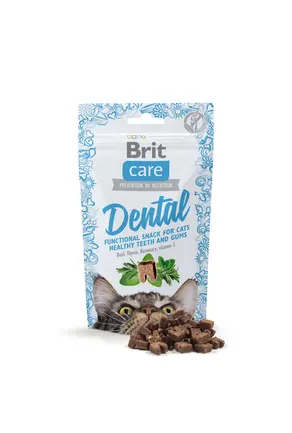 Функціональні ласощі Brit Care Dental з індичкою для котів, 50г: додаткове фото 2