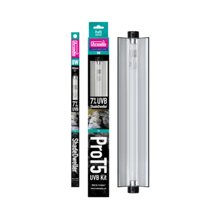 ARCADIA PRO T5 UVB KIT SHADEDWELLER 7% UVB 8 WATT (R2100350) ультрафіолетова лампа для рептилій: додаткове фото 2
