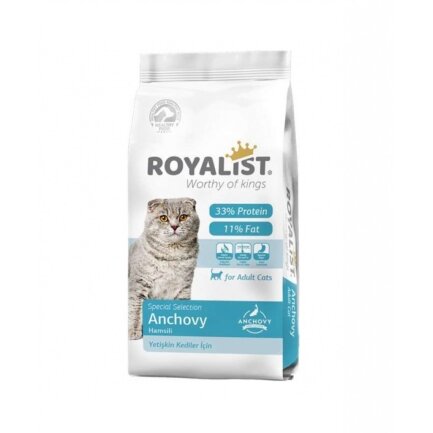 Royalist Anchovy з анчоусами для дорослих котів 15 кг