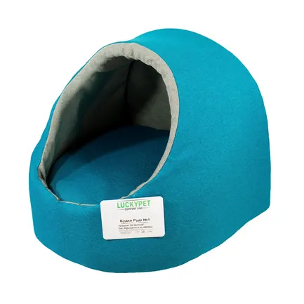 Будка Руді №1 Бірюзовий Lucky Pet, 36х37х32