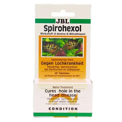 JBL Spirohexol препарат проти гексаметозу, 24 таб на 480 л