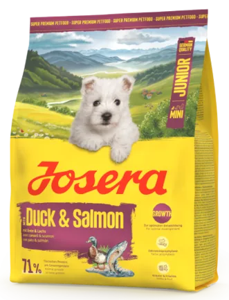 Корм для собак Josera Mini Junior Duck & Salmon 3 кг
