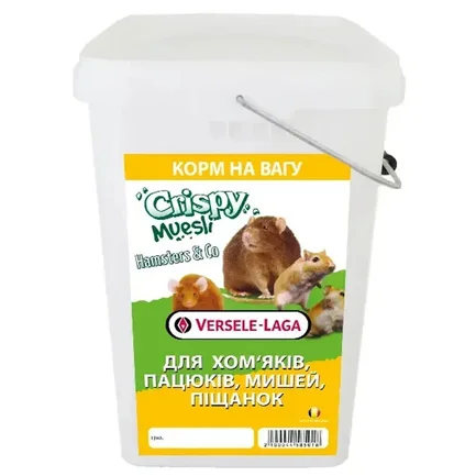 Корм для хом'яків, щурів, мишей, піщанок Versele-Laga Crispy Muesli Hamster&Co 5 кг