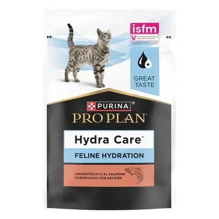 Purina Pro Plan Hydra Care Feline Salmon Ветеринарна добавка зі смаком лосося для збільшення споживання води та зниження концентрації сечі 75 г