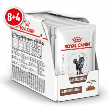 Дієтичний вологий корм Royal Canin GASTROINTESTINAL CAT (шматочки у соусі) для котів 85г 8+4
