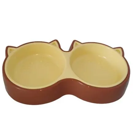 Пластикова миска AnimAll для котів (2 х 350 мл)