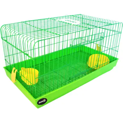 Клітка AnimAll F-700-l-g для кролика і морської свинки, салатова, 57 × 31 × 30 см