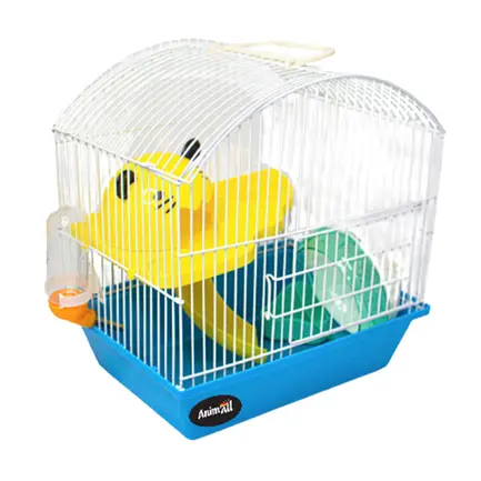 Клітка AnimAll F-602-b для хоМ'яка, блакитна, 29 × 22 × 36 см