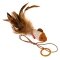 Іграшка для котів Дразнилка-рибка на палець GiGwi Teaser, перо, текстиль, 7 см — Фото 2